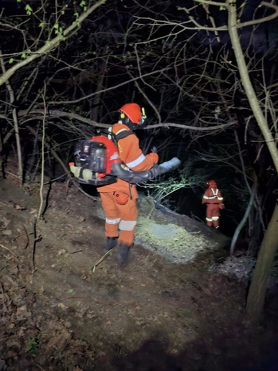 Utilizzo del soffiatore durante le operazioni di bonifica